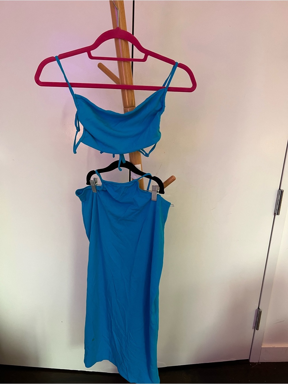 WeWoreWhat Turquoise Two-Piece Dress Set